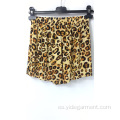 Shorts con estampado de leopardo para mujer